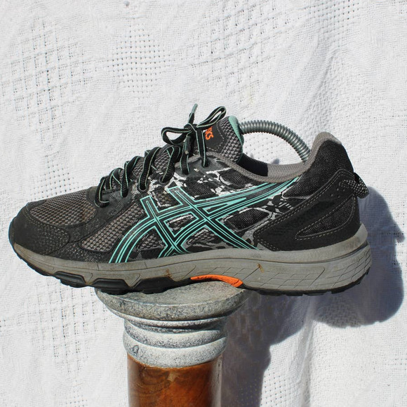 Asics Gel Venture 6 Running Athletic Sneaker Grey Mint T7G6Q 9w - Picture 4 of 10